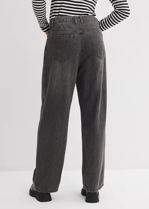 Wide Leg-jeans High Waist, bonprix