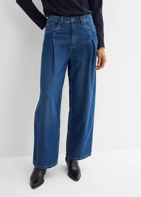 Wide Leg-jeans High Waist, bonprix