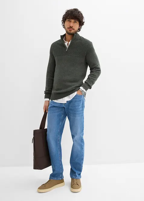 Relaxed Fit-jeans med stretch, Straight, bonprix