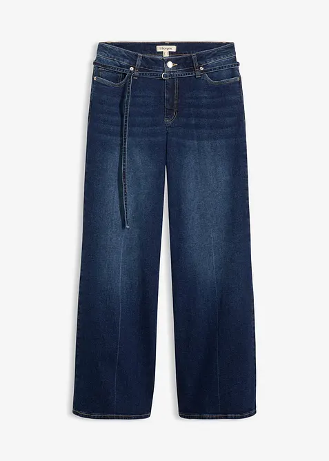 Wide Leg-jeans Mid Waist, bonprix
