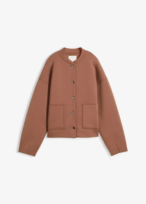 Bomberjakke av behagelig scuba, bonprix