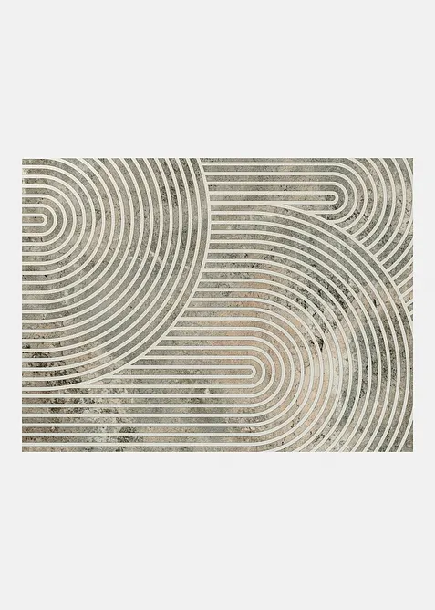 Vaskbar d&oslash;rmatte med grafisk m&oslash;nster, bonprix