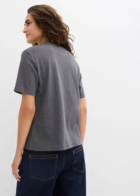 Topp i heavy jersey av 100% &oslash;kologisk bomull (2-pack), bonprix