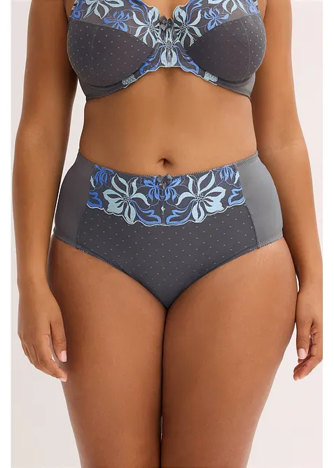 Formende truse med delikat broderi, bonprix
