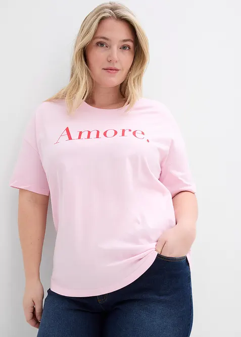 T-skjorte i 100% &oslash;kologisk bomull, bonprix