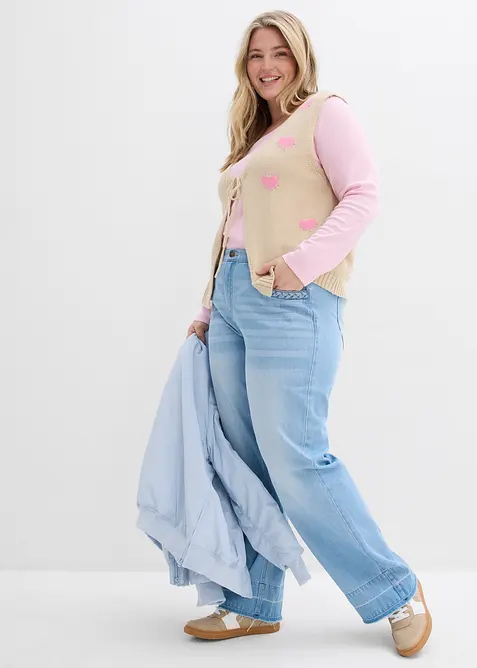 Strikkevest, bonprix