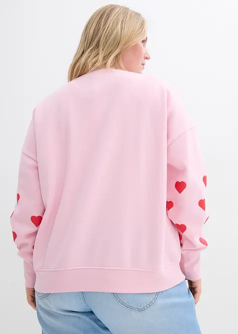 Sweatshirt i bomullsmiks, bonprix