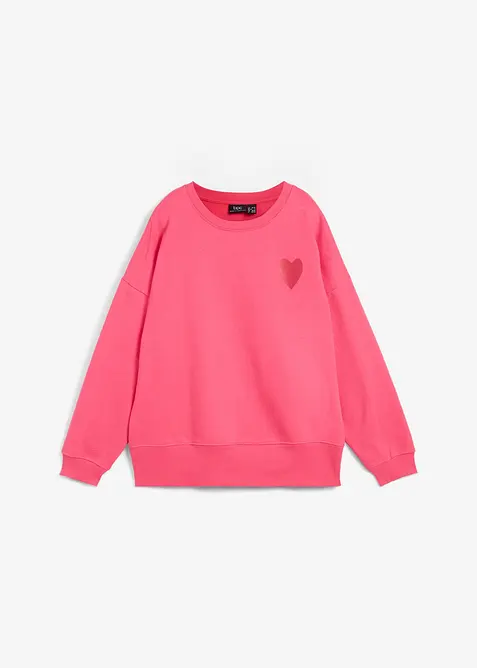 Oversized sweatshirt i &oslash;kologisk bomull, bonprix