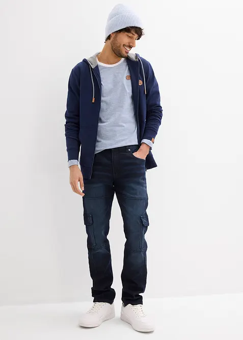 Langermet topp i 100% &oslash;kologisk bomull, bonprix