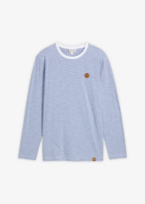 Langermet topp i 100% &oslash;kologisk bomull, bonprix