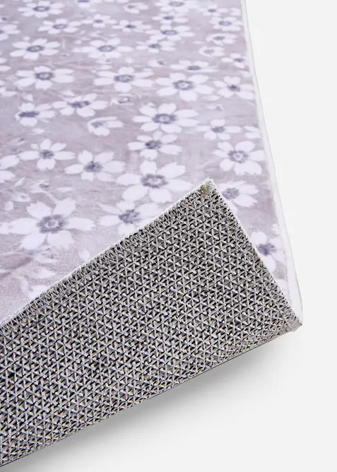 Badematte med blomsterm&oslash;nster, bonprix