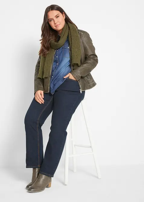 Straight-jeans Mid Waist, Stretch, bonprix