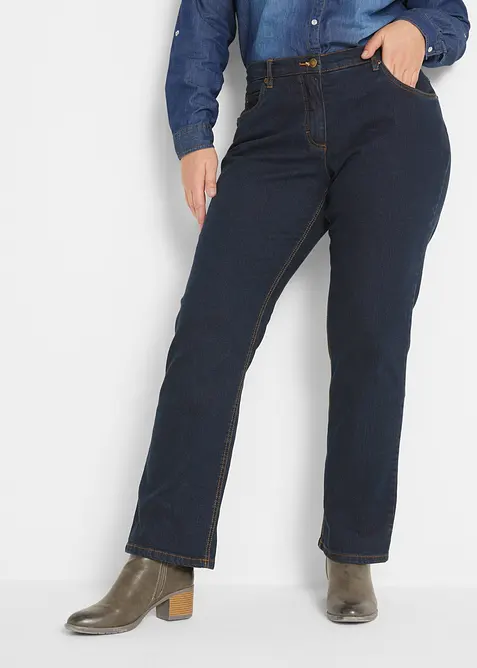 Straight-jeans Mid Waist, Stretch, bonprix