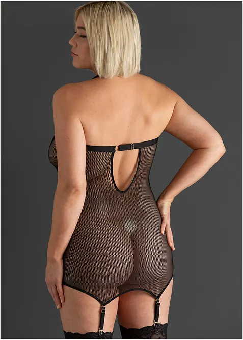 Korsettkjole med glidel&aring;s, bonprix