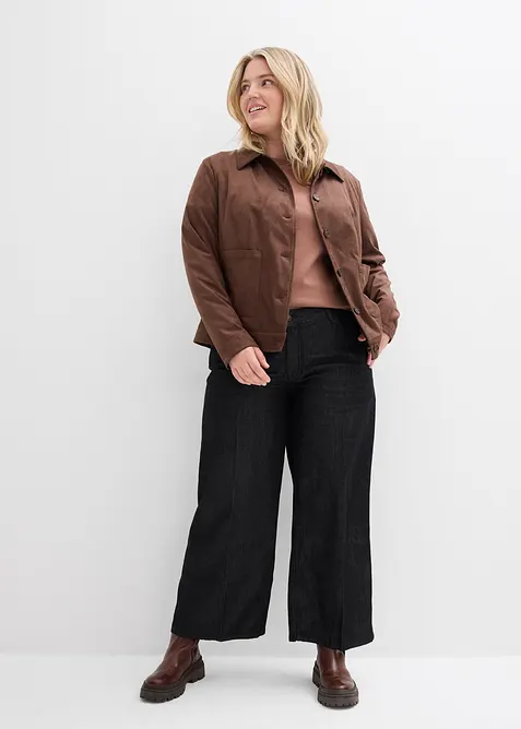 Topp i heavy jersey av 100% &oslash;kologisk bomull (2-pack), bonprix