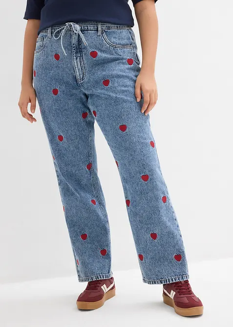 Loose Fit Straight-jeans High Waist, bonprix