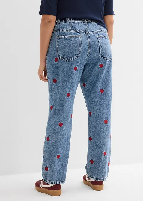 Loose Fit Straight-jeans High Waist, bonprix