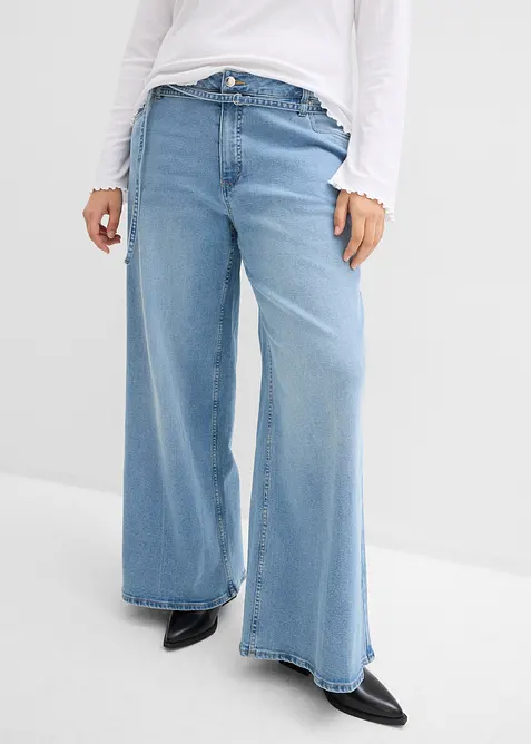 Wide Leg-jeans Mid Waist, bonprix