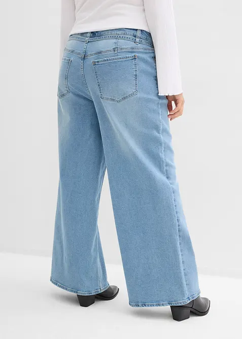 Wide Leg-jeans Mid Waist, bonprix