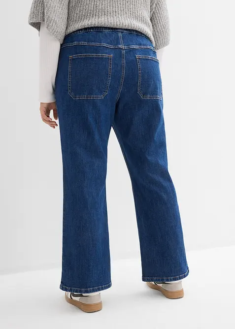 Bootcut-jeans Mid Waist, komfortlinning, bonprix