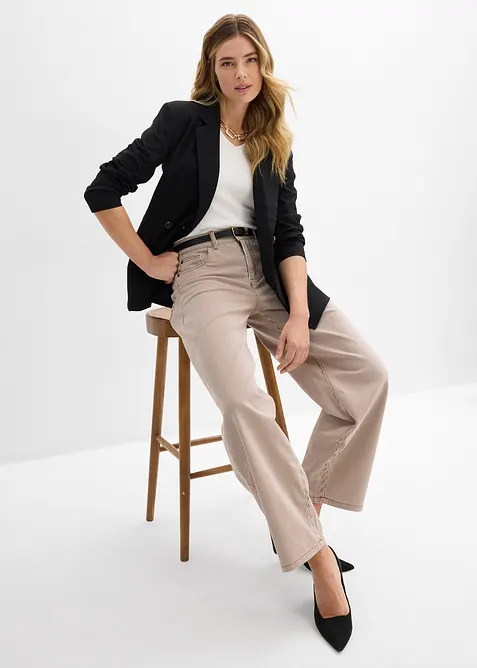 Ballongbukse med stripem&oslash;nster, bonprix