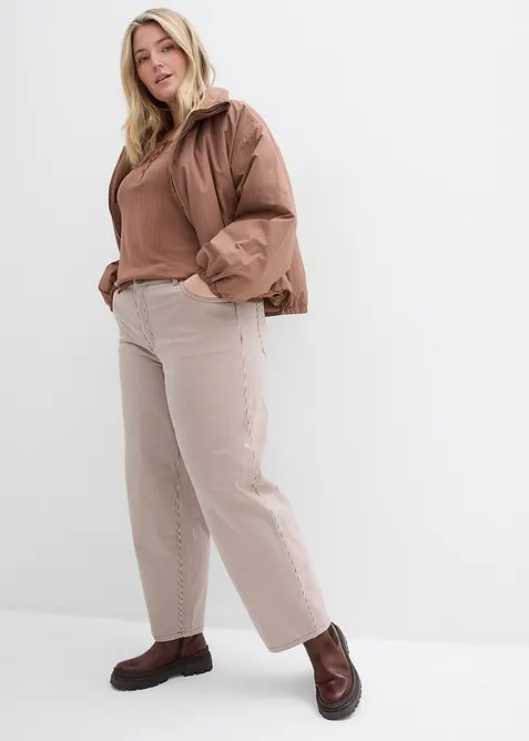 Ballongbukse med stripem&oslash;nster, bonprix