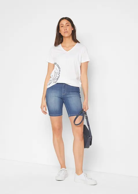 Jeans-bermudashorts Mid Waist, bonprix