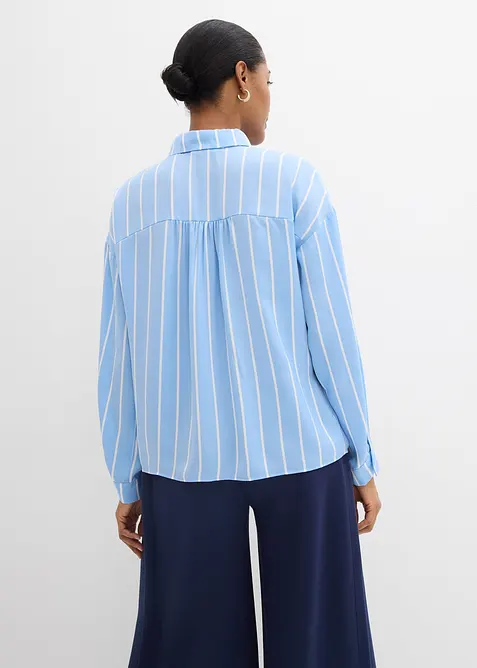 Skjorte i tynn sateng, bonprix