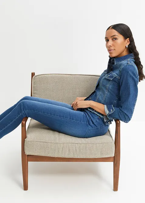 Slim Fit-jeans High Waist, Shaping, bonprix