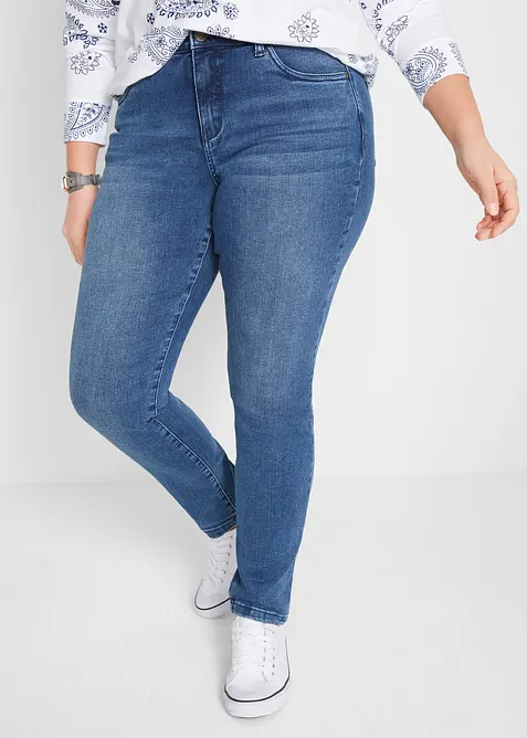 Slim Fit-jeans High Waist, Shaping, bonprix