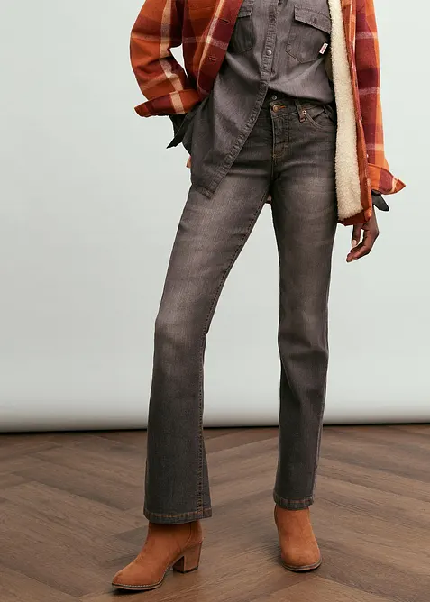 Bootcut-jeans Mid Waist, Stretch, bonprix