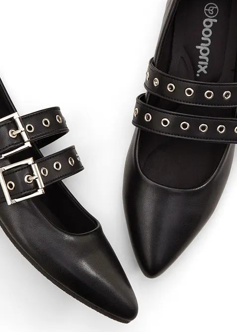 Mary Janes med polstret inners&aring;le, bonprix