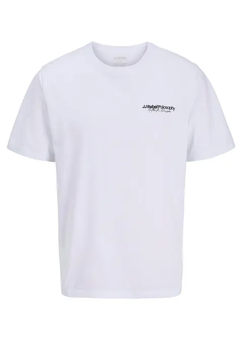 T-skjorte fra JJ REBEL av 100% bomull, Loose Fit, JJ REBEL