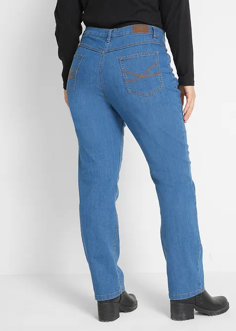 Straight-jeans Mid Waist, Stretch, bonprix