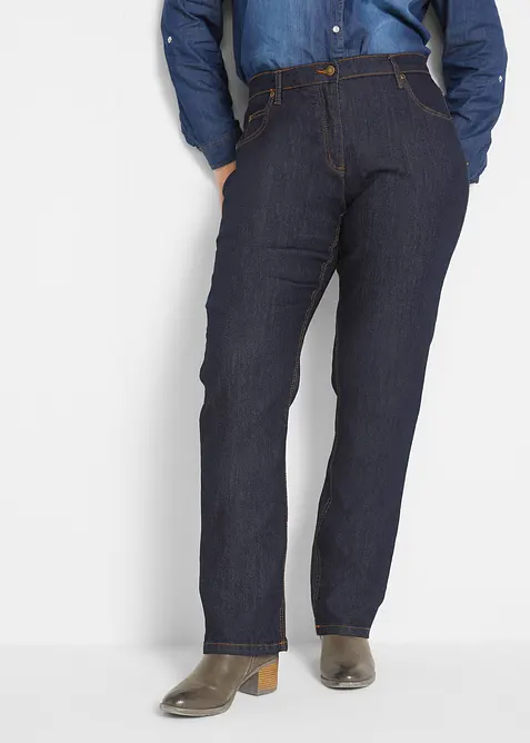 Straight-jeans Mid Waist, Stretch, bonprix