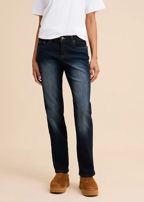 Straight-jeans Mid Waist, Stretch, bonprix