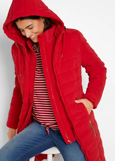 Vattert k&aring;pe i 2i1-stil, bonprix