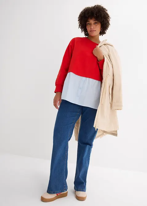 Bootcut-jeans Mid Waist, Stretch, bonprix