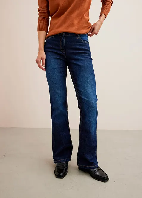 Bootcut-jeans Mid Waist, Stretch, bonprix