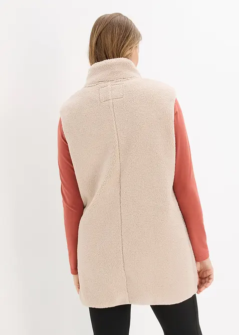 Vest i tedyfleece, bonprix