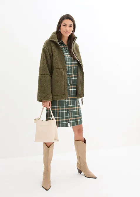 F&ocirc;ret teddyfleece-jakke, bonprix