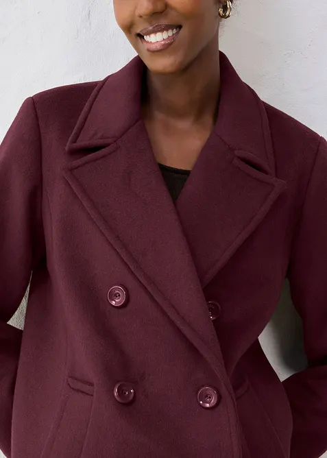 Losjakke med ull, bonprix