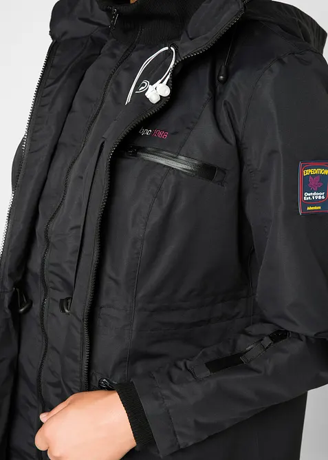 Funksjons-overgangsjakke med hette, vannavst&oslash;tende, bonprix