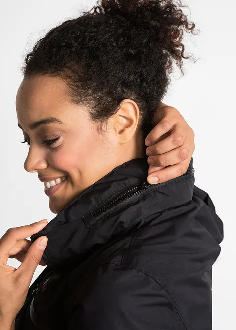 Funksjons-overgangsjakke med hette, vannavst&oslash;tende, bonprix