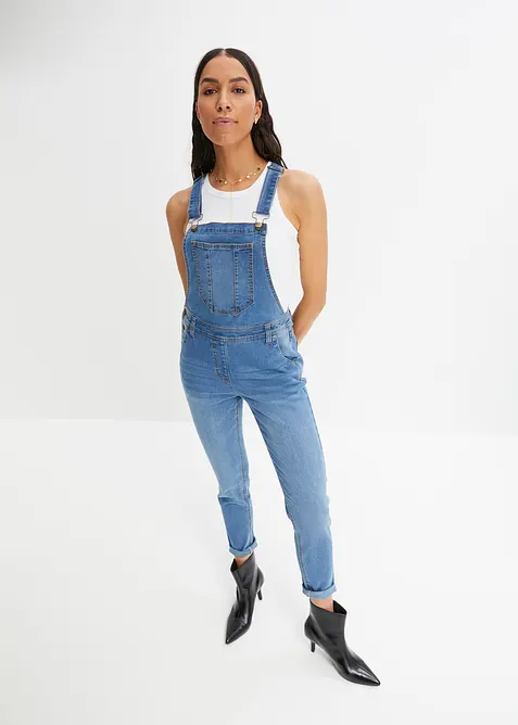 Snekkerbukse i denim og boyfriend-modell, bonprix