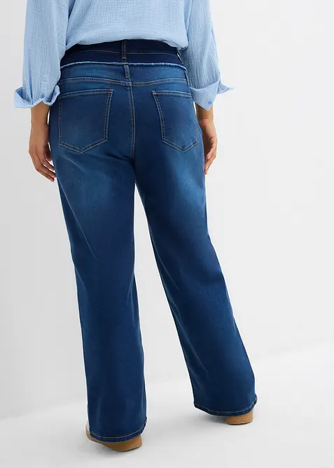 Wide Leg-jeans High Waist, bonprix