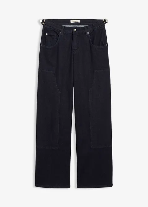 Wide Leg-jeans Mid Waist, bonprix