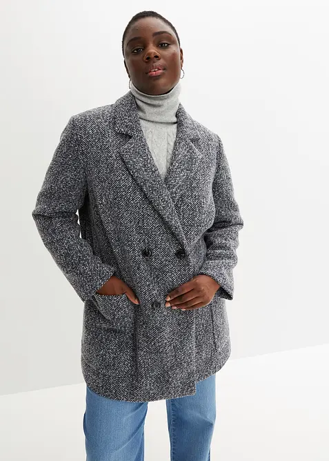 Kort k&aring;pe i ullstil, bonprix