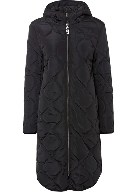 Vattert k&aring;pe av resirkulert polyester, bonprix
