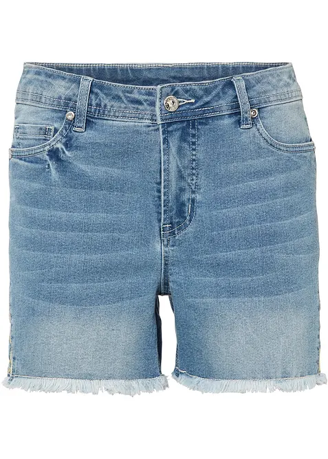 Denimshorts Mid Waist, bonprix
